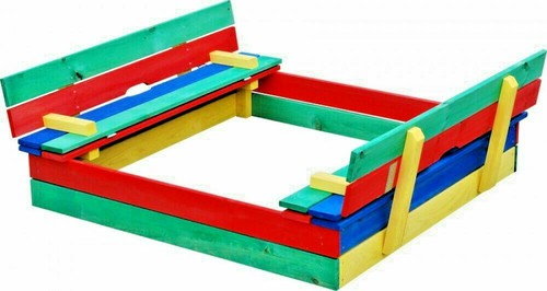 Sandpit wooden childrens - wooden,