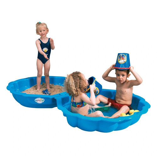 Maxi shell sand box blue - sand,