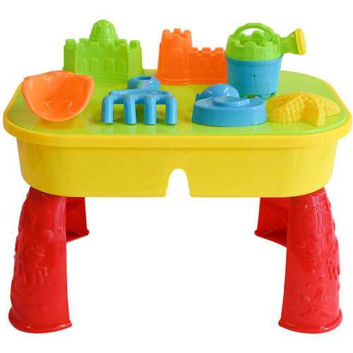 Sand and water table garden - and,