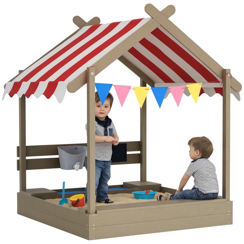 Outsunny sand pit with - outsunny,