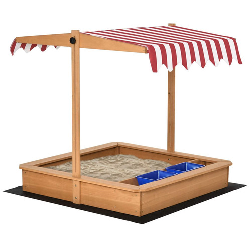 Sand pit kids wooden sandbox - kids,