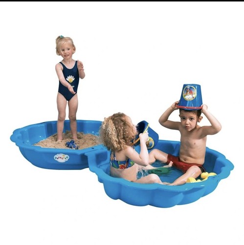 Maxi shell sand box - blue, kids