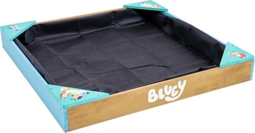 Bluey wooden sandpit with - bluey,