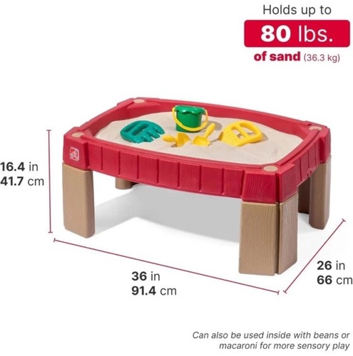 Kids sand table with lid - kids,
