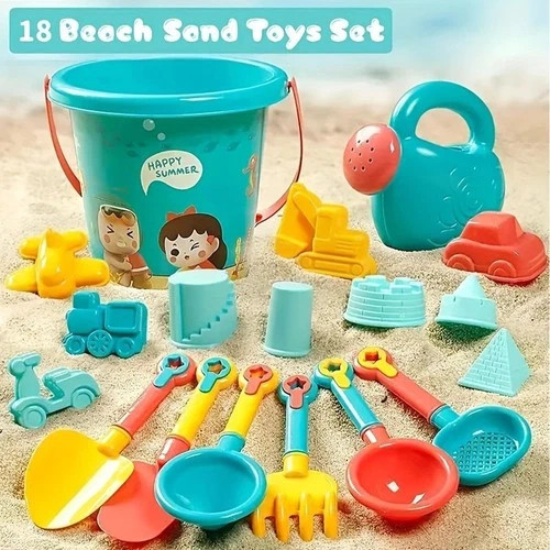18pcs kids beach toy - 18pcs,