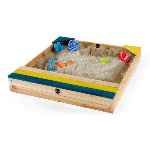 Plum wooden sand - pit, with