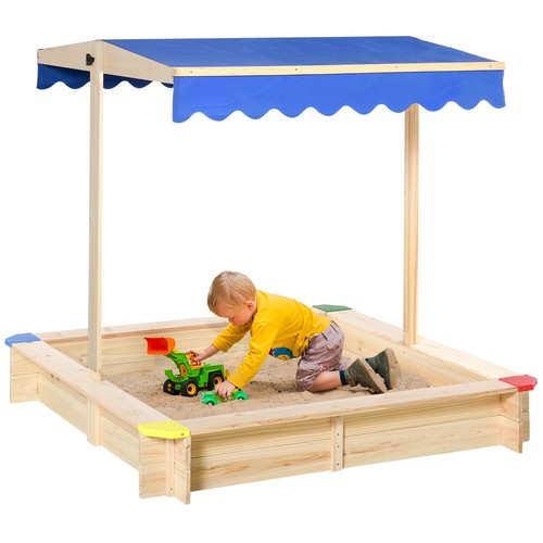 Outsunny kids wooden cabana - kids,