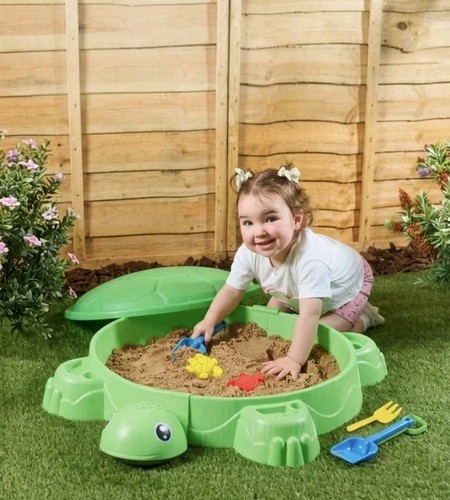 Turtle sandpit with - with,