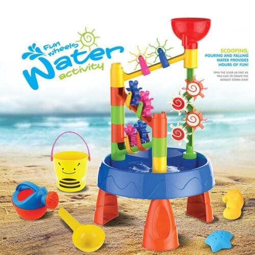 Sand and water table garden - water,