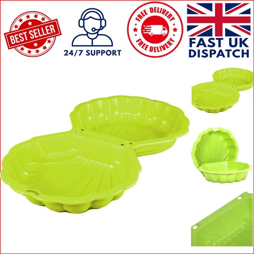 Safe fun clam shaped sandpit - safe,