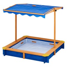 Large Wooden Sand Pit with Lid